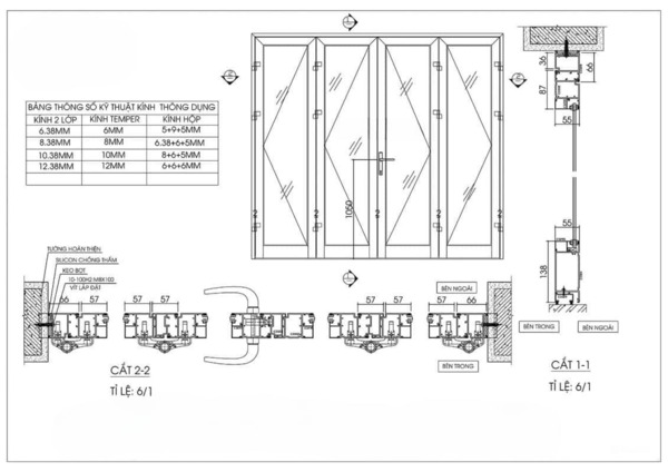 Báo giá cửa nhôm Xingfa Hà Nội